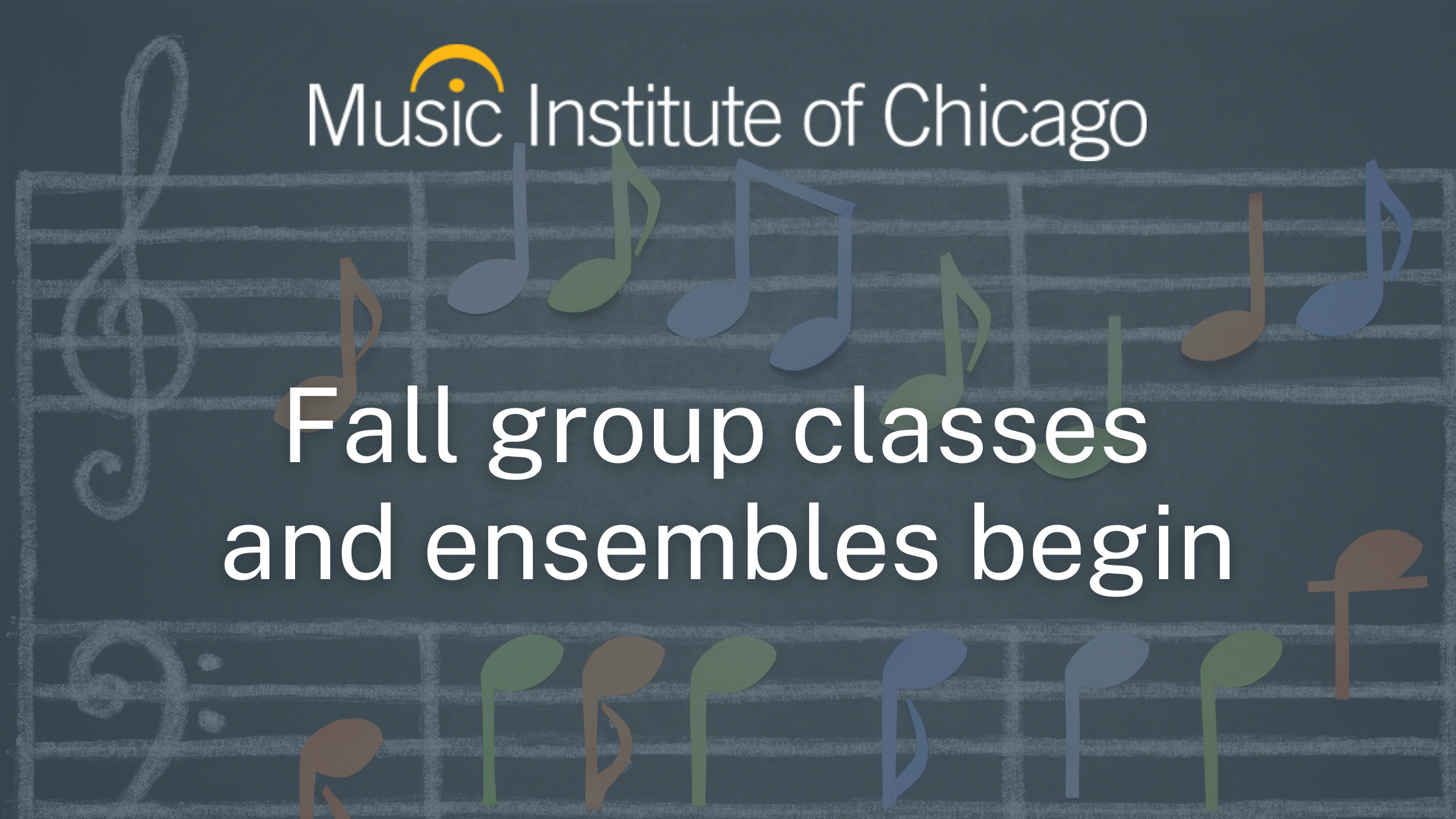 Music Institute Fall group classes begin