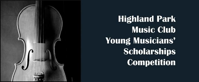 Highland Park Music Club Young Musicians' Scholarship Competition