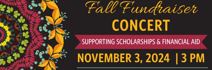 Fall Fundraiser Concert-November 3, 2024