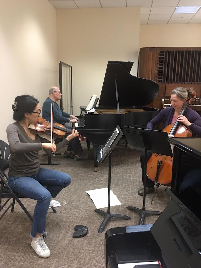 Abe Stokman in rehearsal